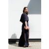 PALAZZO GISELLE "MIDNIGHT CHEVRON"