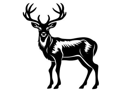 474 obraz jelen tělo