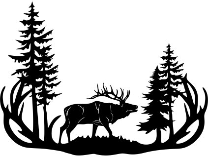 834 Jelen a parohy 2