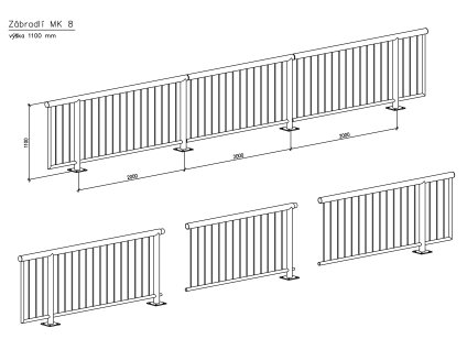 z†bradl° MK 8 1100 mm
