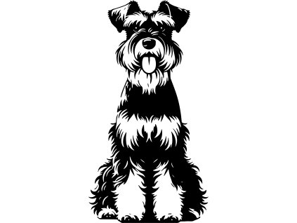 Mini Schnauzer Sitting 1204232