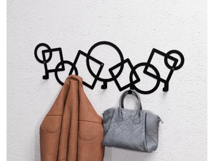 abstract circles and squares pattern Photo