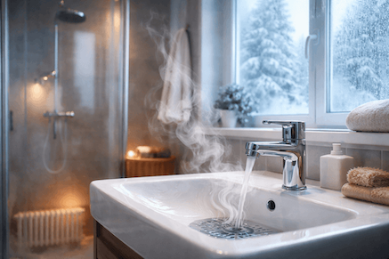 Geruch aus dem Abfluss im Winter: Trockener Siphon, Unterdruck und schnelle Abhilfe ohne aggressive Chemie