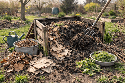 Start kompostu po zimě: Jak ho rozhýbat a odstranit zápach