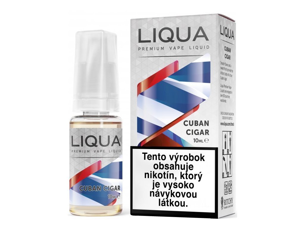 Liquid LIQUA SK Elements Cuban Tobacco 10ml-6mg (Kubánský doutník)