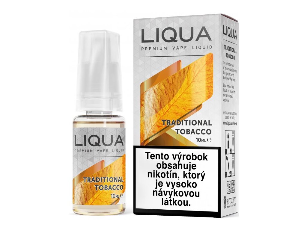 Liquid LIQUA SK Elements Traditional Tobacco 10ml-3mg (Tradiční tabák)