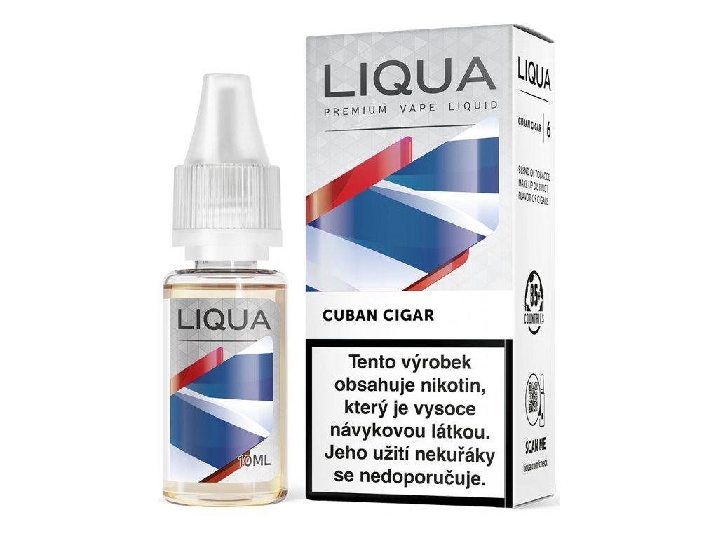 Liquid LIQUA CZ Elements Cuban Tobacco 10ml-18mg (Kubánský doutník)