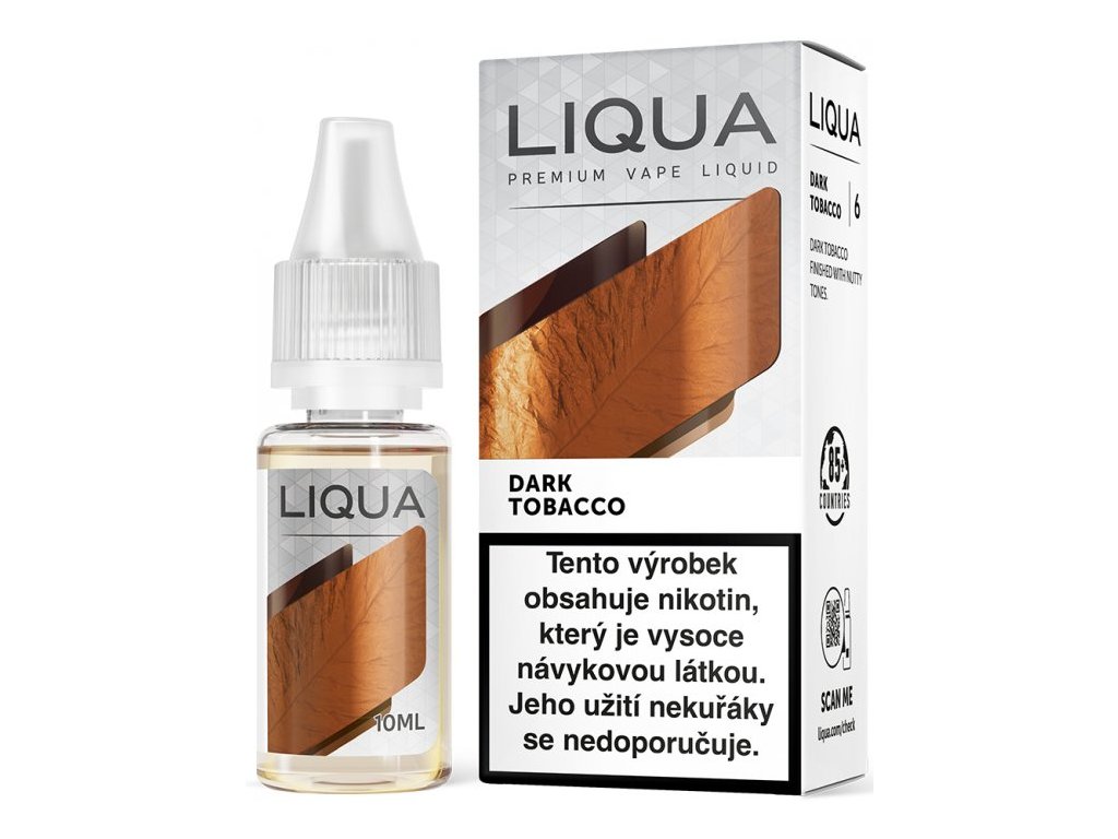 Liquid LIQUA CZ Elements Dark Tobacco 10ml-6mg (Silný tabák)
