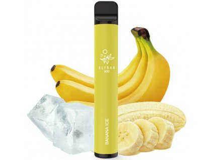 Elf Bar 600 elektronická cigareta Banana Ice 20mg