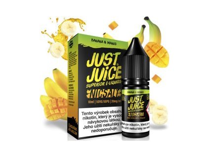 Liquid Just Juice SALT Banana & Mango 10ml - 20mg