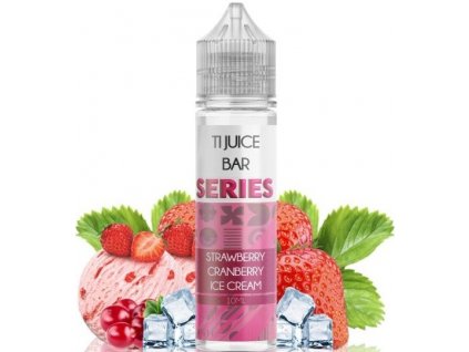 Příchuť Ti Juice Bar Series Shake and Vape 10ml Strawberry Cranberry Ice Cream