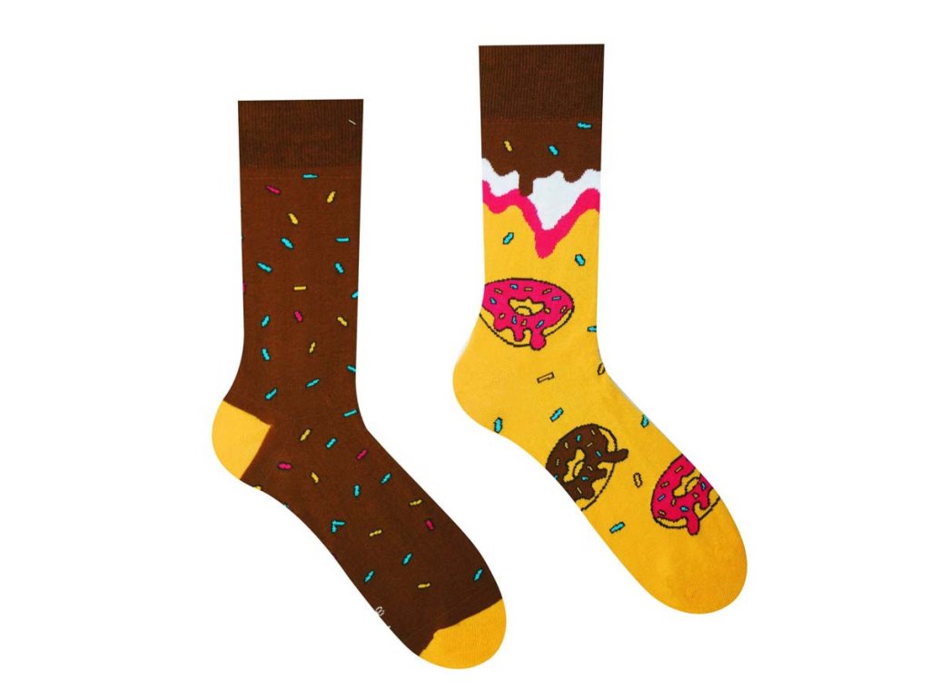 Veselé ponožky Donut | Zelenáčky