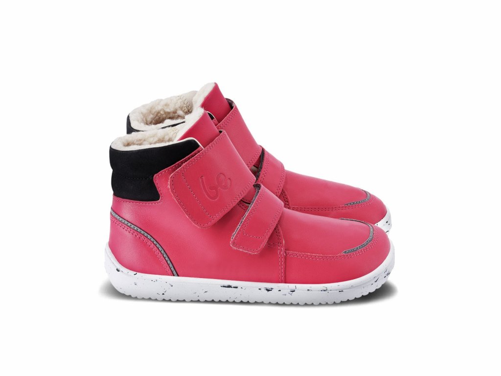 Dětské zimní barefoot boty Be Lenka Panda 2.0 - Raspberry Pink | Zelenáčky