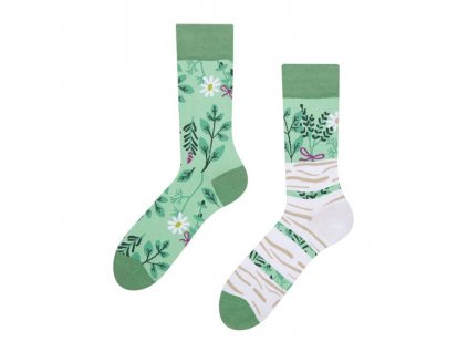 Veselé ponožky Bylinky | Zelenáčky