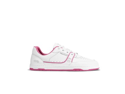 Barefoot tenisky Barebarics Arise - White & Raspberry Pink | Zelenáčky