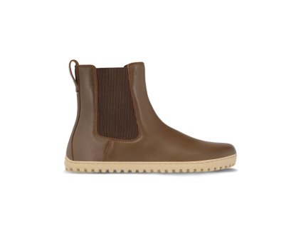 Kožené barefoot boty Be Lenka Glam - Milk Chocolate | Zelenáčky