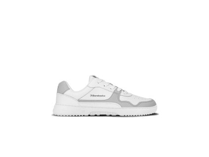 Barefoot tenisky Barebarics Zing - White & Light Grey - Leather | Zelenáčky