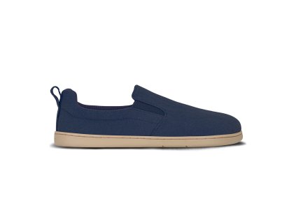 Dětské barefoot Slip-on boty Aura Kids - Navy | Zelenáčky
