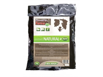 Slovakia Farma Premium - Natural 26/14 granule pro psy všech plemen | Zelenáčky