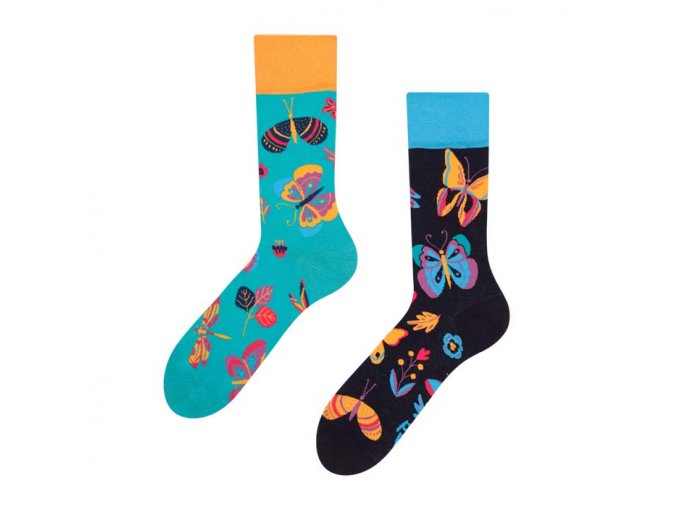 Veselé ponožky Motýli | Zelenáčky