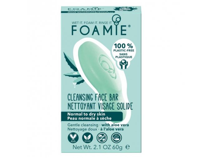 Foamie pleťové čisticí mýdlo Aloe You Vera | Zelenáčky