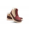 Kotníkové barefoot boty Be Lenka Olivia - Brown & Burgundy | Zelenáčky