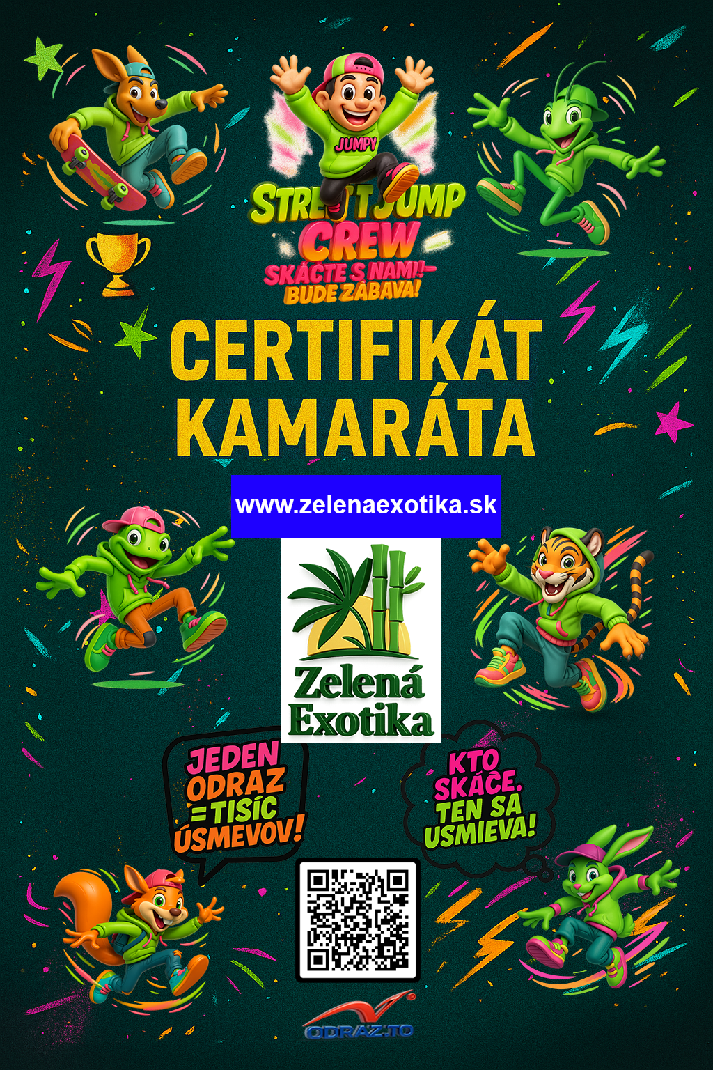 CertifikátKamarataZelenaexotikask