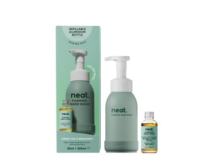 Neat. Foaming Hand Wash Starter Pack Green Tea & Bergamot