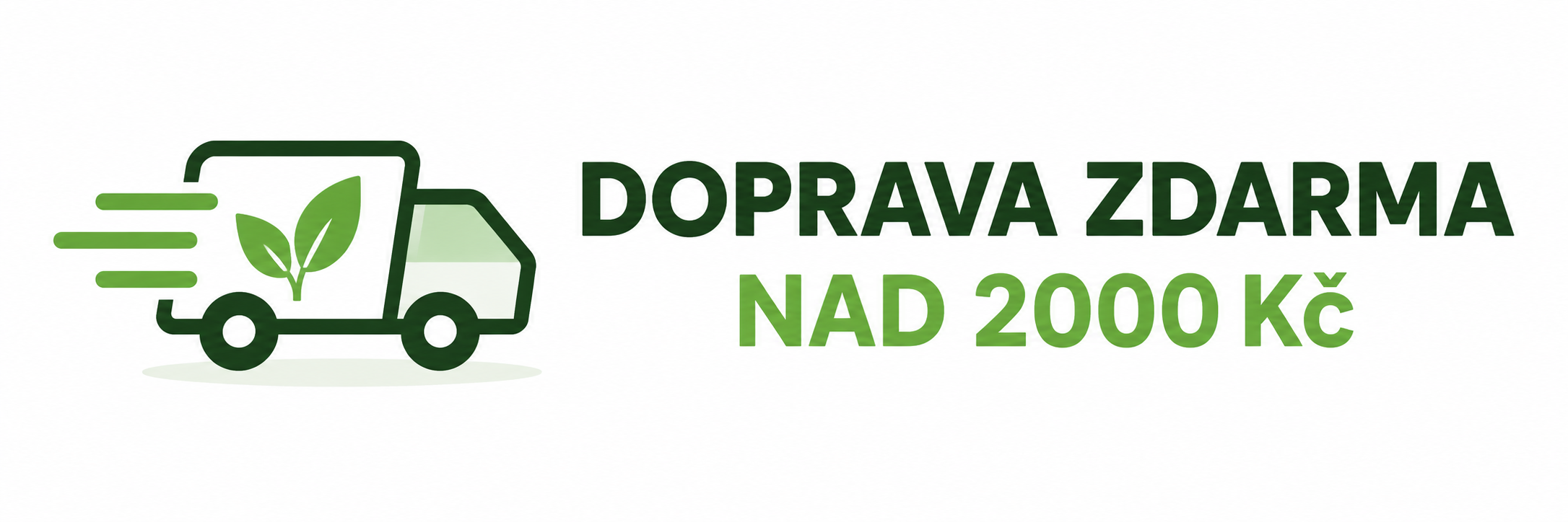 Doprava zdarma nad 2000 Kč