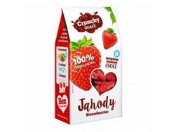 Crunchy snack, Mrazem sušené jahody, 20g