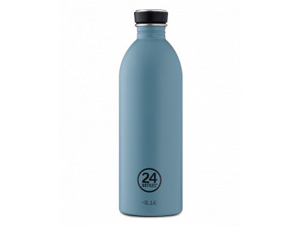 Nerezová láhev na pití 24Bottles EARTH 1 l - POWDER BLUE