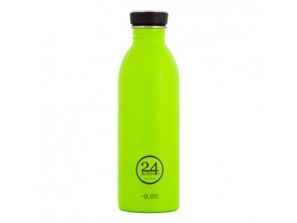 Nerezová láhev na pití 24Bottles CHROMATIC 500 ml - LIME GREEN