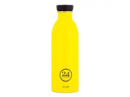 Nerezová láhev na pití 24Bottles CHROMATIC 500 ml - TAXI YELLOW