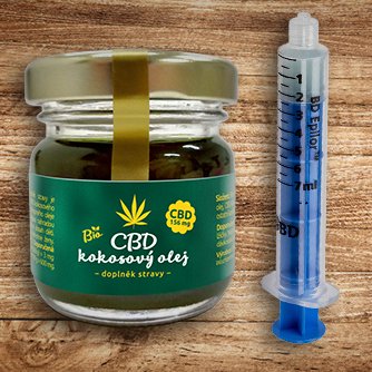 Jak snadno dávkovat CBD kokosový olej pomocí injekční stříkačky