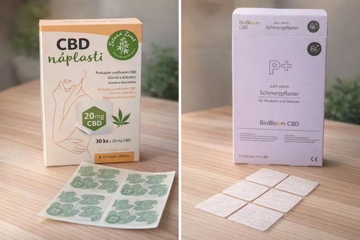 Srovnání CBD náplastí v roce 2026