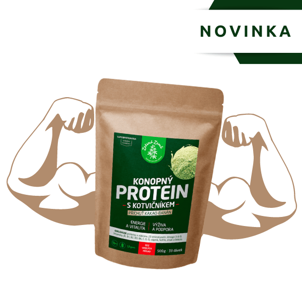 Konopný protein s kotvičníkem