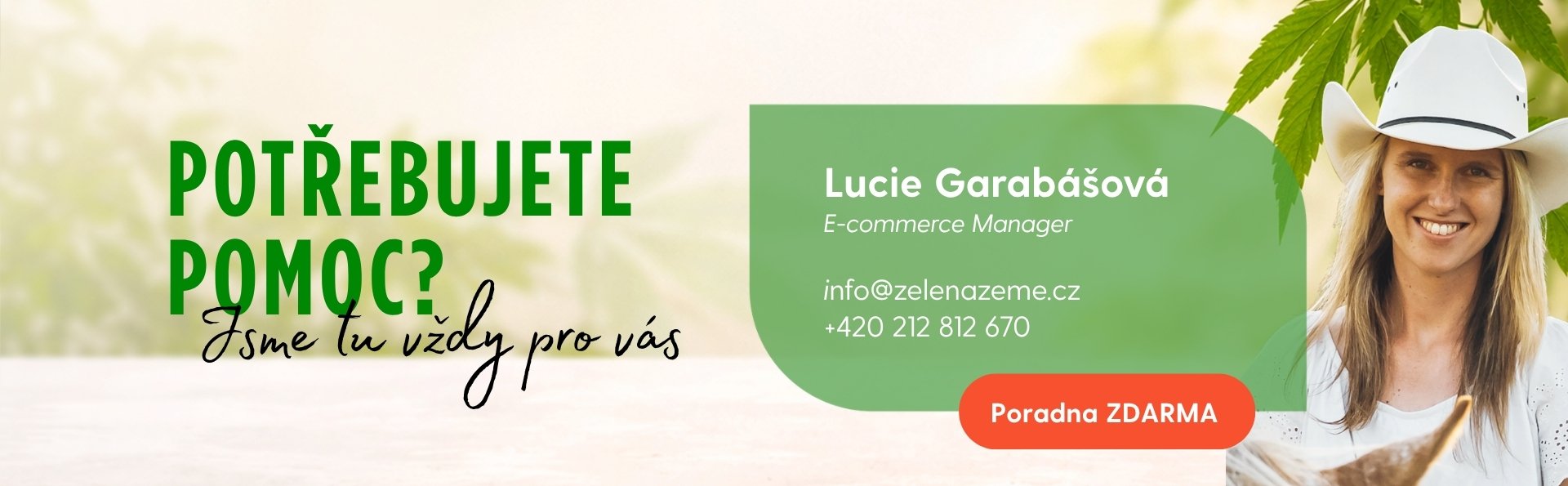 Konopné poradenství ZDARMA pro Vás