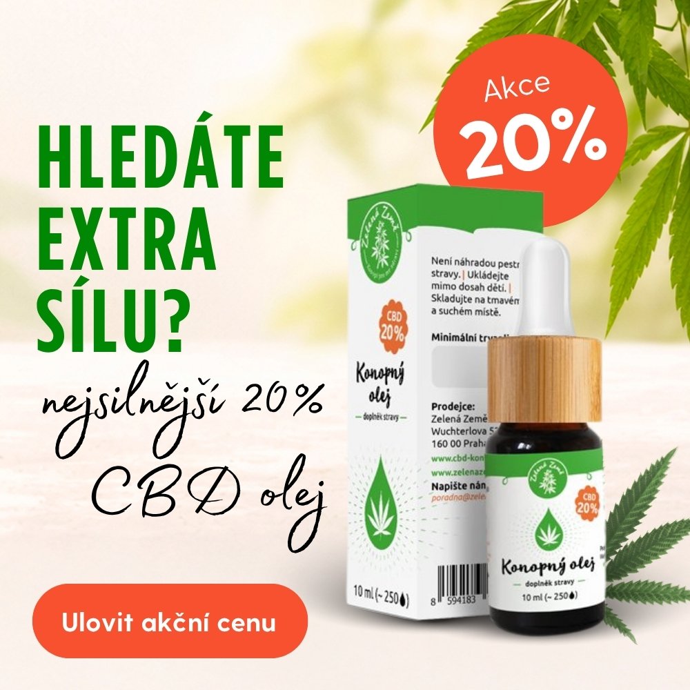 Nejsilnější CBD olej nyní za super cenu!
