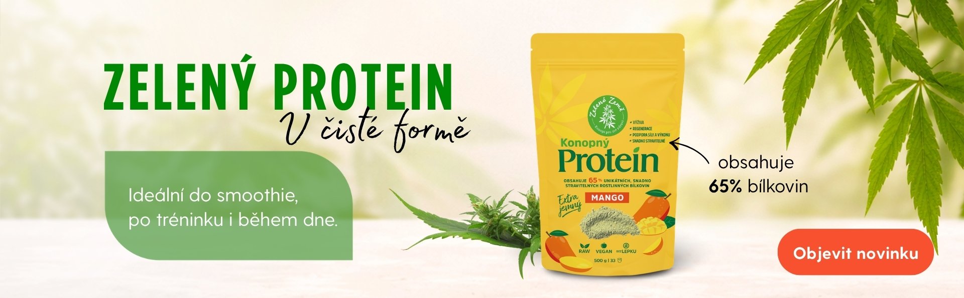 Extra jemný protein s mangem - novinka!