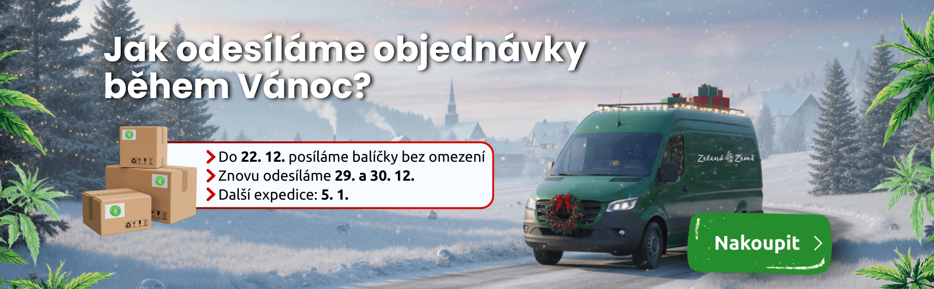 Garance doručení do Vánoc
