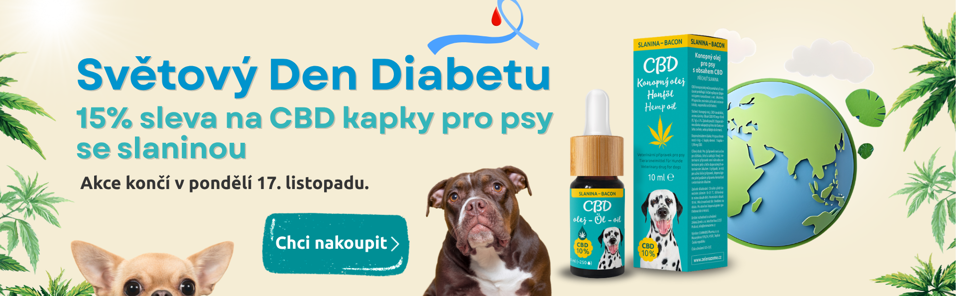 Světový den diabetu - pes