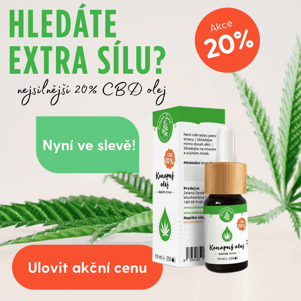 Nejsilnější CBD olej nyní za super cenu!
