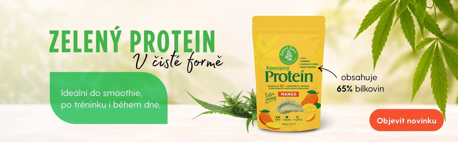 Extra jemný protein s mangem - novinka!