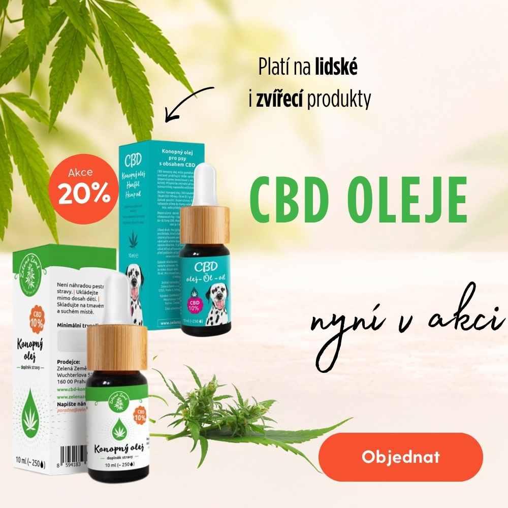 Sleva na CBD oleje 20%