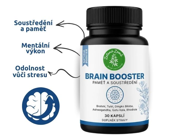 Brain Booster kapsle, 30 ks