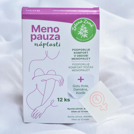 Diskrétní menopauzální náplast během aktivního dne