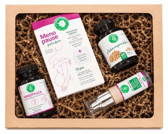 Menopauza kapsle a náplasti – kompletní balíček