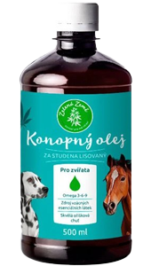 Konopný olej pro zvířata