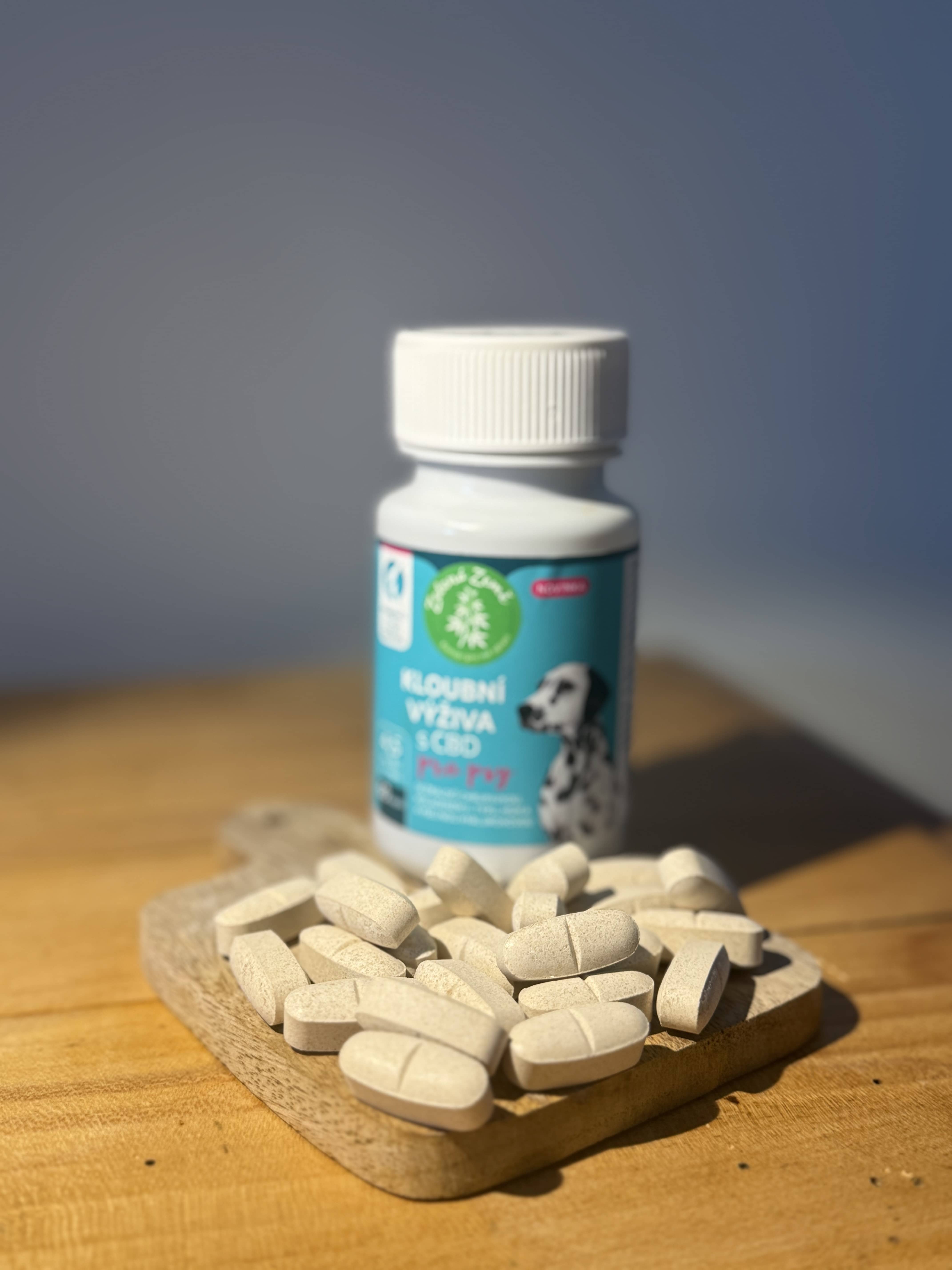 Zelená Země – CBD-s ízületvédő tabletták kutyáknak