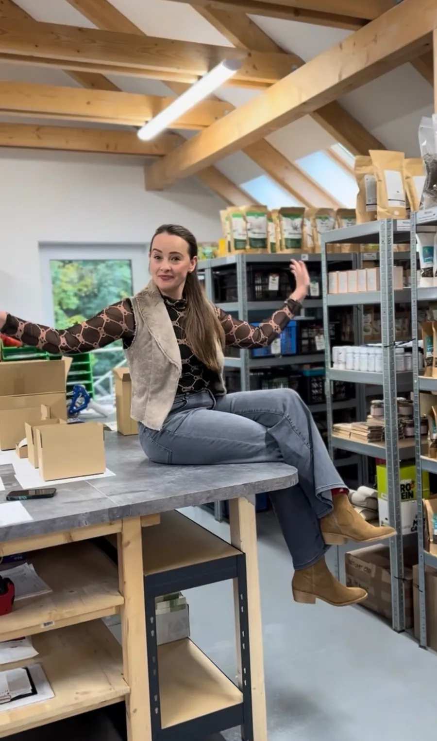 Zázemí v Šimanově – sklad a tým